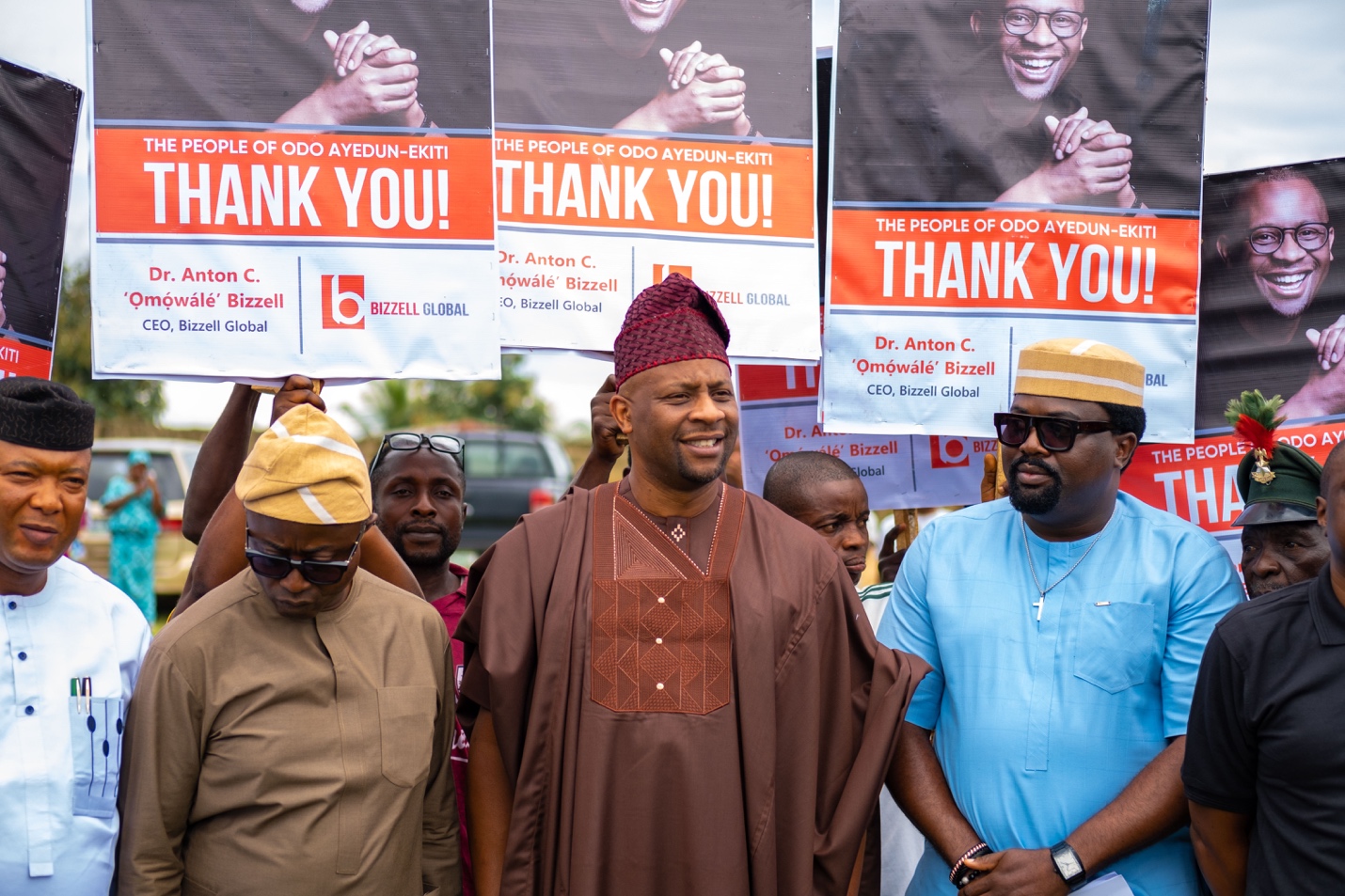 water tower dedication ceremony in Ekiti State Nigeria